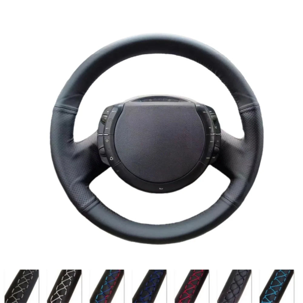 Braid Car Steering Wheel Cover Wrap Hand Sewing Microfiber Leather Black For Citroen Triumph Old C4 C-quatre Car Accessories
Braid Car Steering Wheel Cover Wrap Hand Sewing Microfiber Leather Black For Citroen Triumph Old C4 C-quatre Car Accessories