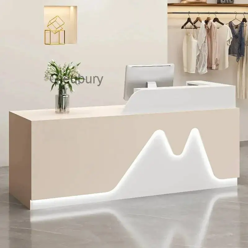 Luxury Modern Reception Desks Beauty Shop Minimalist Aesthetic Reception Desks Design Unique Mostrador Commercial Furniture
Luxury Modern Reception Desks Beauty Shop Minimalist Aesthetic Reception Desks Design Unique Mostrador Commercial Furniture