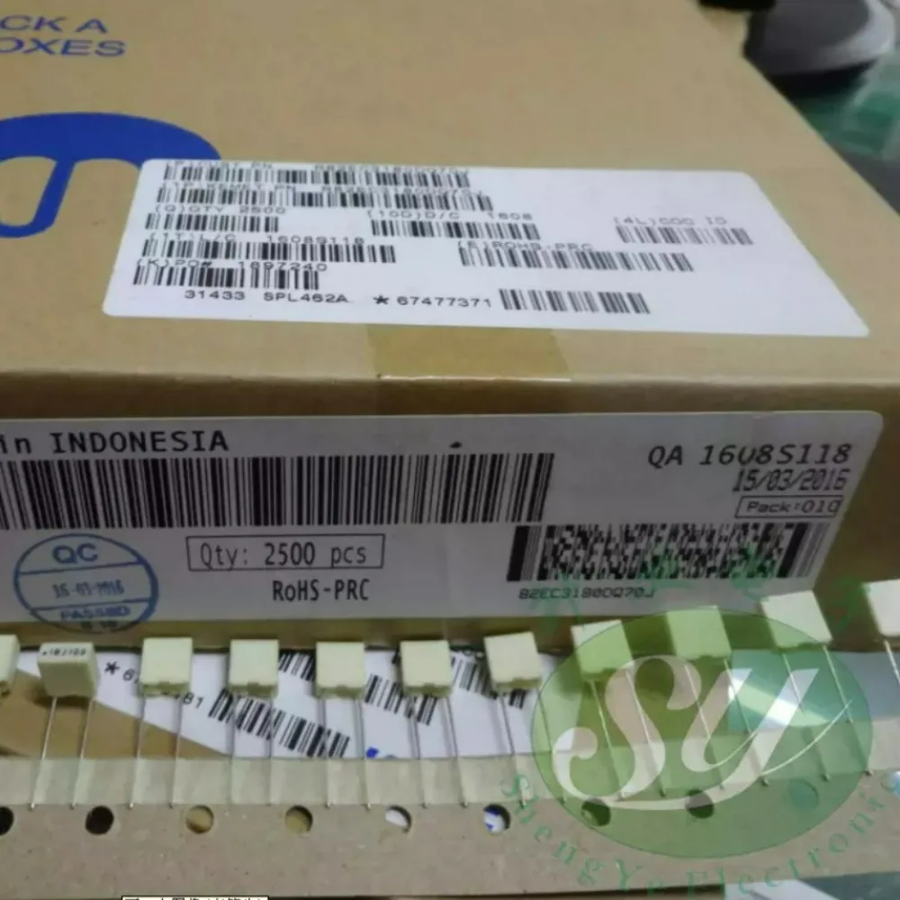 20pcs/lot AV R82 0.18uf/100V 180nf u18 184 Brand New 5mm Film Capacitor R82EC3180DQ70J
20pcs/lot AV R82 0.18uf/100V 180nf u18 184 Brand New 5mm Film Capacitor R82EC3180DQ70J