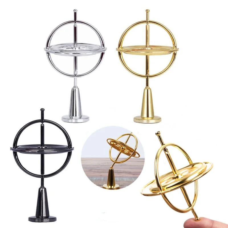 Metal Self-balancing Finger Gyroscope Toy Anti-gravity Colorful Metal Gyro Adults Kids Decompression Relief Spinning Toy Gift
Metal Self-balancing Finger Gyroscope Toy Anti-gravity Colorful Metal Gyro Adults Kids Decompression Relief Spinning Toy Gift