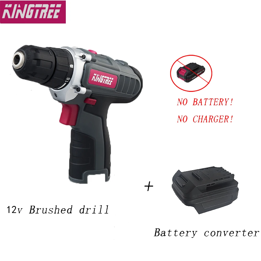 Kingtree Electric 12V Percussion Drill 25Gears of Torques Woodworking Tool power drill Home DIYS
Kingtree Electric 12V Percussion Drill 25Gears of Torques Woodworking Tool power drill Home DIYS