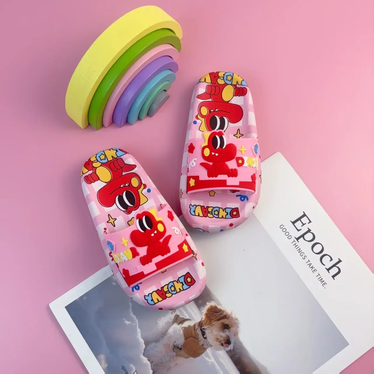 Kids Students Bathroom Cartoon Sandals Children Summer Slippers Boy Girl Beach Shoes Outdoor Home Use Dinosaur Non-slip Slipper
Kids Students Bathroom Cartoon Sandals Children Summer Slippers Boy Girl Beach Shoes Outdoor Home Use Dinosaur Non-slip Slipper