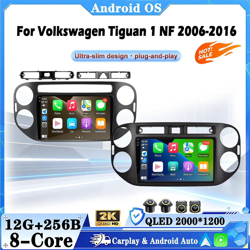 Android 16 Autoradio Stereo For Volkswagen Tiguan 1 NF 2006-2016 Carplay Auto Car Radio Multimedia Player 4G WIFI
Android 16 Autoradio Stereo For Volkswagen Tiguan 1 NF 2006-2016 Carplay Auto Car Radio Multimedia Player 4G WIFI