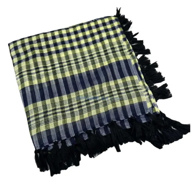340D Thickening Warm Scarf Breathable Tassels Scarves Luxurious Lattice Neckerchief for Hiking Camping and Everyday Commutes
340D Thickening Warm Scarf Breathable Tassels Scarves Luxurious Lattice Neckerchief for Hiking Camping and Everyday Commutes