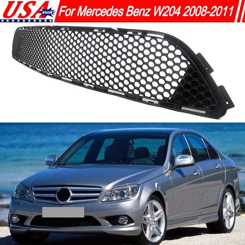 Замена для Mercedes Benz W204 Передняя решетка C Class C250 C300 C350 2008 2009 2010 2011, нижняя решетка переднего бампера, ремонт 2048850153 
Замена для Mercedes Benz W204 Передняя решетка C Class C250 C300 C350 2008 2009 2010 2011, нижняя решетка переднего бампера, ремонт 2048850153