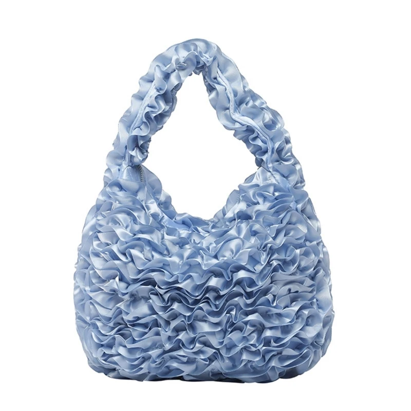 A3PE Practical Pleated Handbag Practical Polyester Spacious Top Handle Bag for Women
A3PE Practical Pleated Handbag Practical Polyester Spacious Top Handle Bag for Women