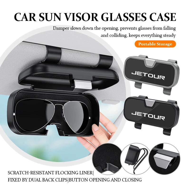For Jetour Car Sun Visor Sunglasses Clip Box Glasses Case X70 T1 T2 i-DM X90 X50 G700 X Traveler C-DM Junma Edition
For Jetour Car Sun Visor Sunglasses Clip Box Glasses Case X70 T1 T2 i-DM X90 X50 G700 X Traveler C-DM Junma Edition