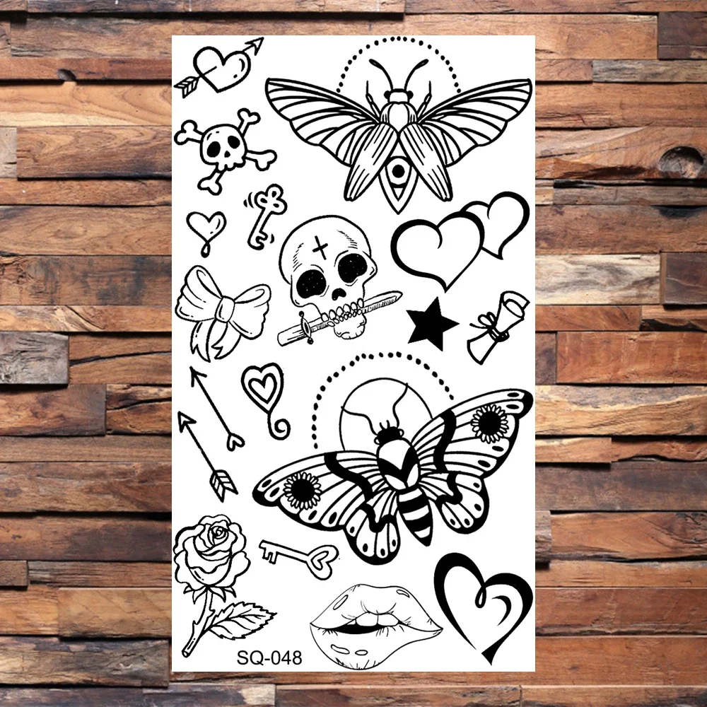 Suitable for Adults and Children, Realistic Pirate Panda Compass Fake Tattoo Stickers, Body Neck Tattoos, Skull Anchor Halloween Temporary Tattoos
Suitable for Adults and Children, Realistic Pirate Panda Compass Fake Tattoo Stickers, Body Neck Tattoos, Skull Anchor Halloween Temporary Tattoos