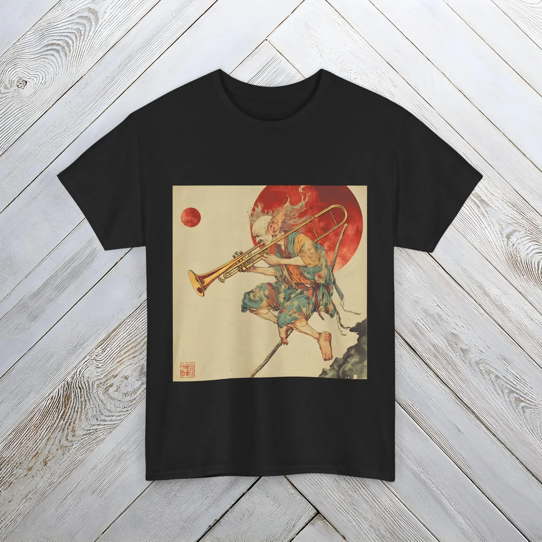 Футболка Elf Trombone в японском стиле Kuniyoshi Harajuku 2XL 3XL 4XL 5XL 
Футболка Elf Trombone в японском стиле Kuniyoshi Harajuku 2XL 3XL 4XL 5XL