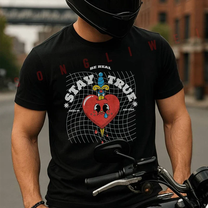Hip Hop Vintage Hipster Edgy Urban Y2K Moto Summer Short-sleeved Cotton T Shirt Men Women Streetwear Loose T-shirts
Hip Hop Vintage Hipster Edgy Urban Y2K Moto Summer Short-sleeved Cotton T Shirt Men Women Streetwear Loose T-shirts