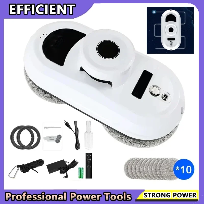 Window Cleaner Robot Vacuum Cleaning Remote Control For Home Cleaning Anti-Fall Electric Windows Washer Glass Cleaner
Window Cleaner Robot Vacuum Cleaning Remote Control For Home Cleaning Anti-Fall Electric Windows Washer Glass Cleaner