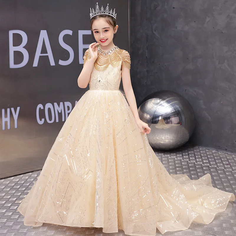 Вечернее платье для девочек, платье принцессы, свадебное платье с цветочным узором для девочек, пышное тюлевое детское модное платье для выступлений с Tra
Вечернее платье для девочек, платье принцессы, свадебное платье с цветочным узором для девочек, пышное тюлевое детское модное платье для выступлений с Tra