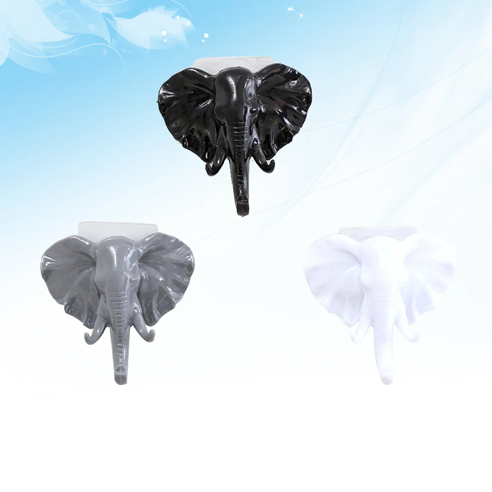 3 Pcs Hook up Elephant Nose Shape Adhesive Hooks for Hanging Creative Strong Stick Transparent 
3 Pcs Hook up Elephant Nose Shape Adhesive Hooks for Hanging Creative Strong Stick Transparent