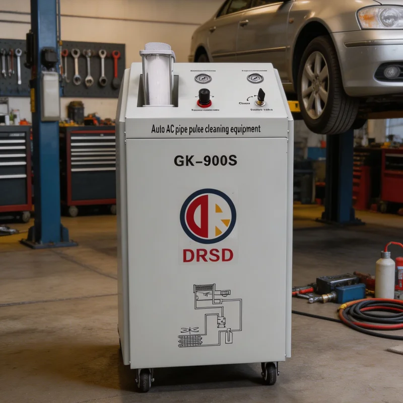 DRSD New Style Automatic Steel Machine Model GK-900S for Car Air Conditioning Pipeline Cleaning Oil Equipment 4S Car
DRSD New Style Automatic Steel Machine Model GK-900S for Car Air Conditioning Pipeline Cleaning Oil Equipment 4S Car
