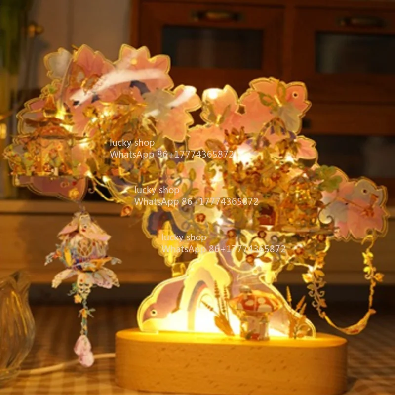 Tree House Night Light Elf Tree House 3D Three-dimensional Puzzle Metal Assembly Model Gift Female
Tree House Night Light Elf Tree House 3D Three-dimensional Puzzle Metal Assembly Model Gift Female