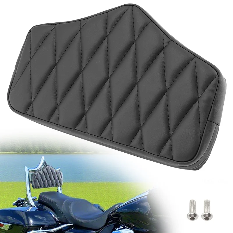 Motorcycle Black Rear Passenger Backrest Sissy Bar Cushion Pad For Harley Touring Street Glide Road Glide Road King 2009-Later
Motorcycle Black Rear Passenger Backrest Sissy Bar Cushion Pad For Harley Touring Street Glide Road Glide Road King 2009-Later