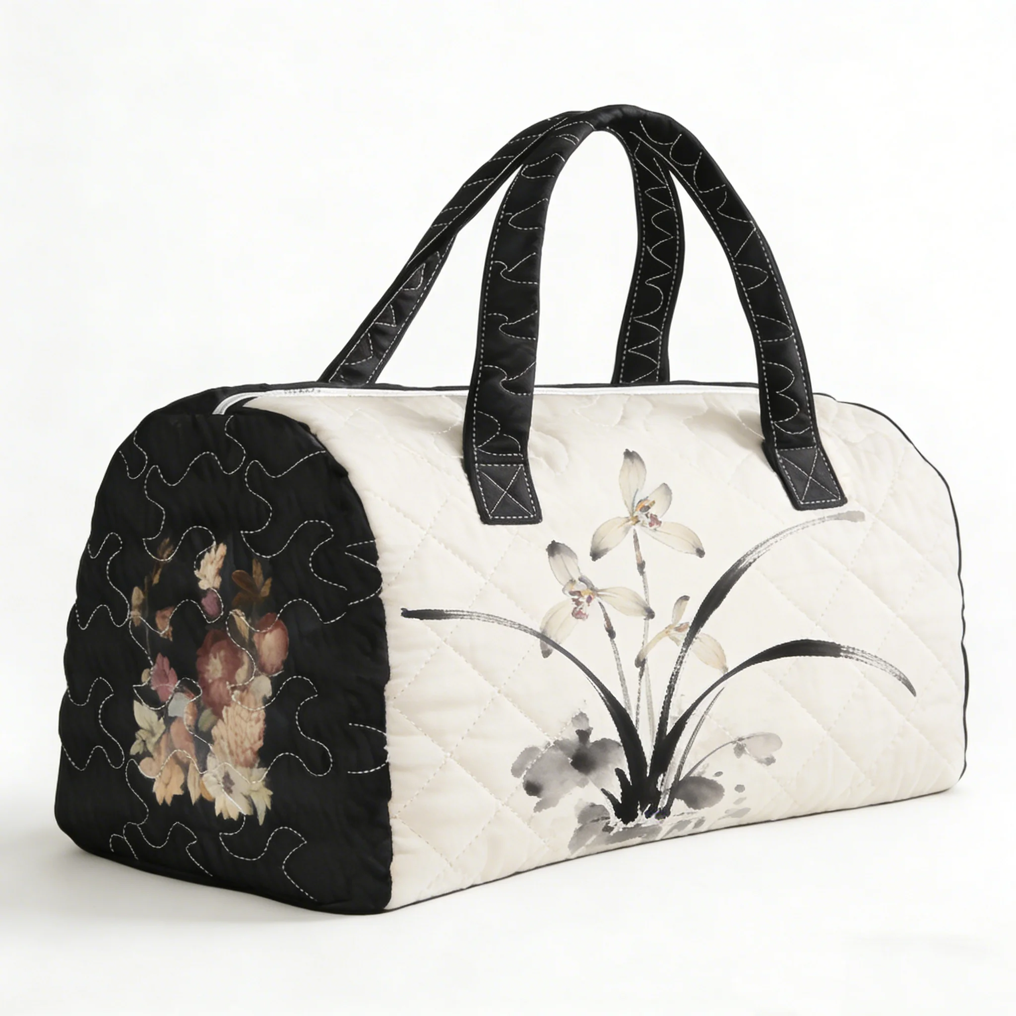 Ink Wash Quilted Duffle Bag Colorful Pine Tree Sunset Cmping Travel Tote Men Women Handbag Bag
Ink Wash Quilted Duffle Bag Colorful Pine Tree Sunset Cmping Travel Tote Men Women Handbag Bag