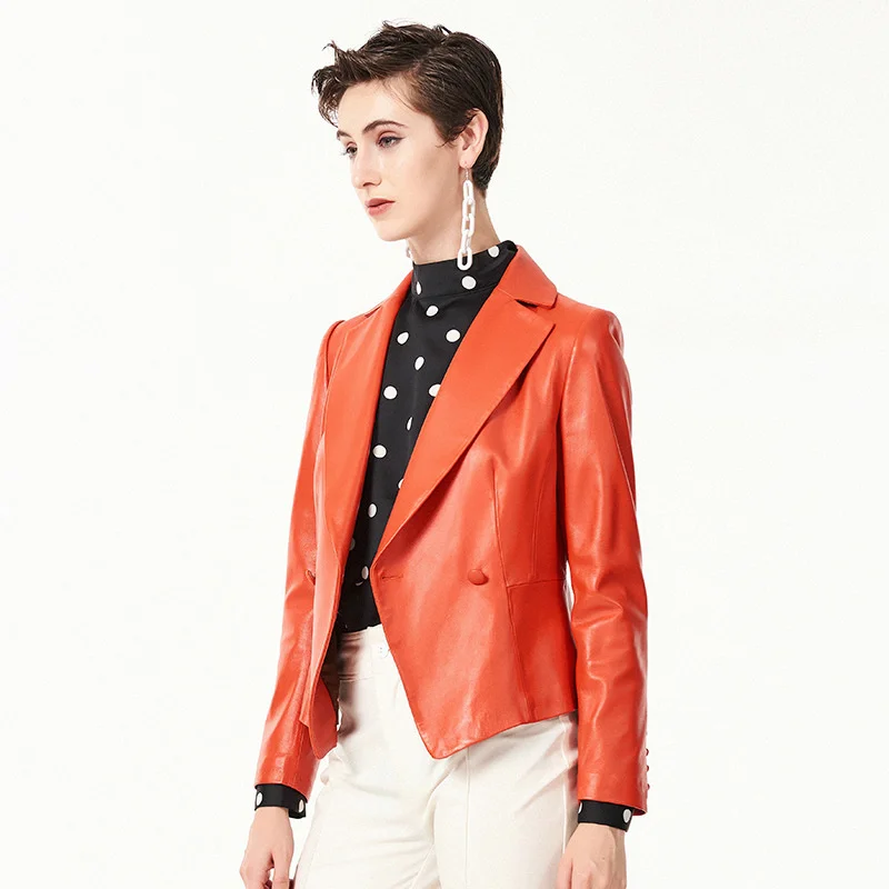 2023 Autumn Genuine Leather Jacket Women Clothes Korean Streetwear Short Sheepskin Coat Elegant Real Leather Coats Z1702
2023 Autumn Genuine Leather Jacket Women Clothes Korean Streetwear Short Sheepskin Coat Elegant Real Leather Coats Z1702