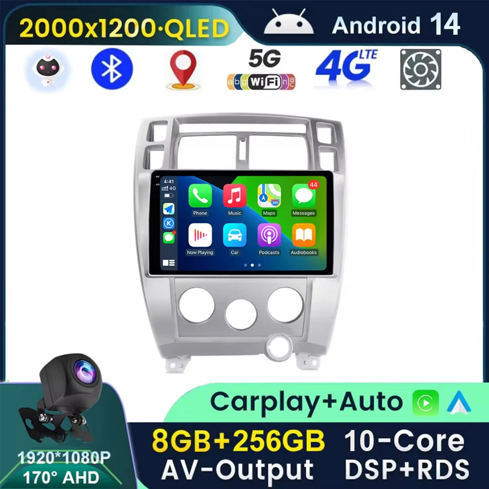 10 Core 2 Din Android 14 For Hyundai Tucson 2006-2013 Car Radio Multimedia Video Player Autoraido Carplay 5G WIFI GPS
10 Core 2 Din Android 14 For Hyundai Tucson 2006-2013 Car Radio Multimedia Video Player Autoraido Carplay 5G WIFI GPS