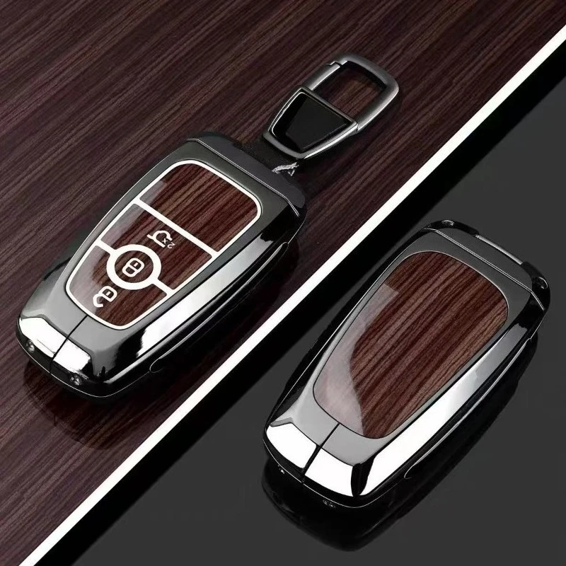 Zinc Alloy Car Key Case Cover Shell Fob Holder for Ford Mondeo Edge L Explorer Escape EVOS Mustang Mach-E F-150 2026 Accessories
Zinc Alloy Car Key Case Cover Shell Fob Holder for Ford Mondeo Edge L Explorer Escape EVOS Mustang Mach-E F-150 2026 Accessories
