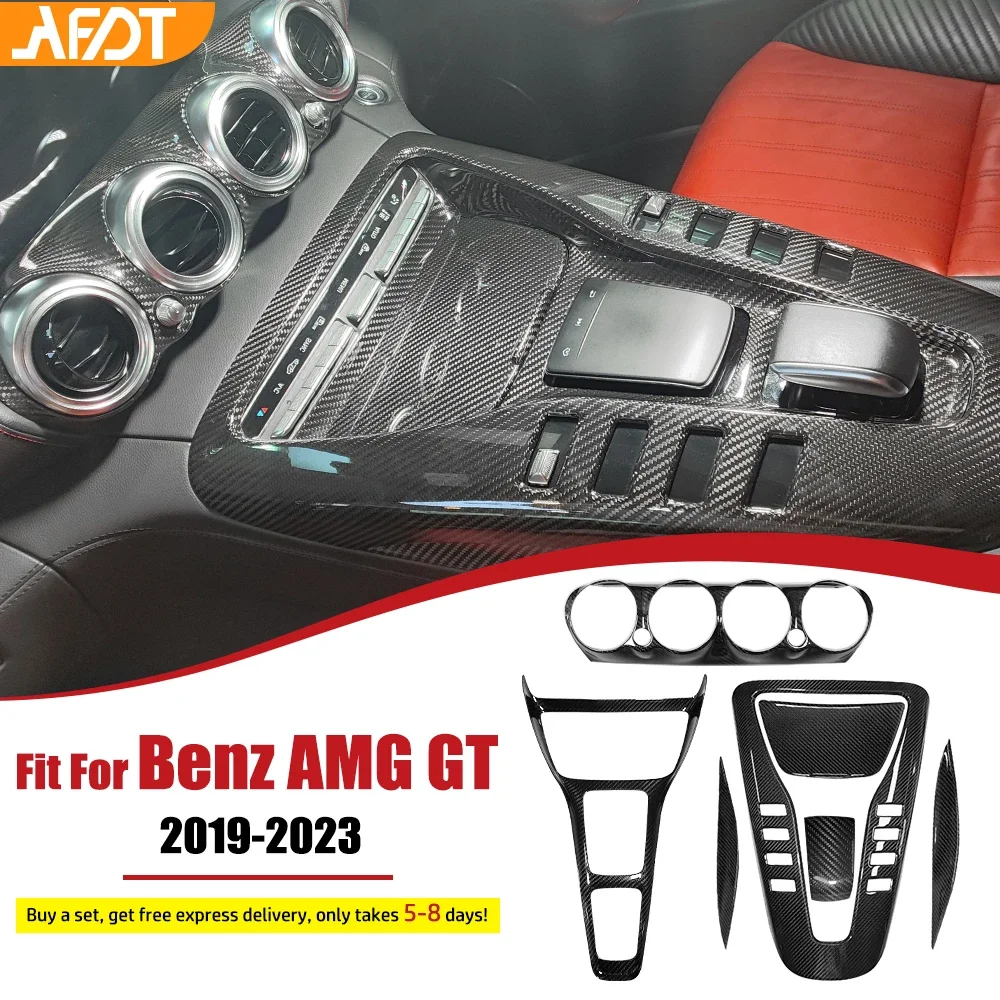 AFDT For Mercedes Benz AMG GT Interior 7pcs Carbon Fiber Dashboard Center Console Panel Cover Trim C190 R190 GTS GTC 2019-2023
AFDT For Mercedes Benz AMG GT Interior 7pcs Carbon Fiber Dashboard Center Console Panel Cover Trim C190 R190 GTS GTC 2019-2023