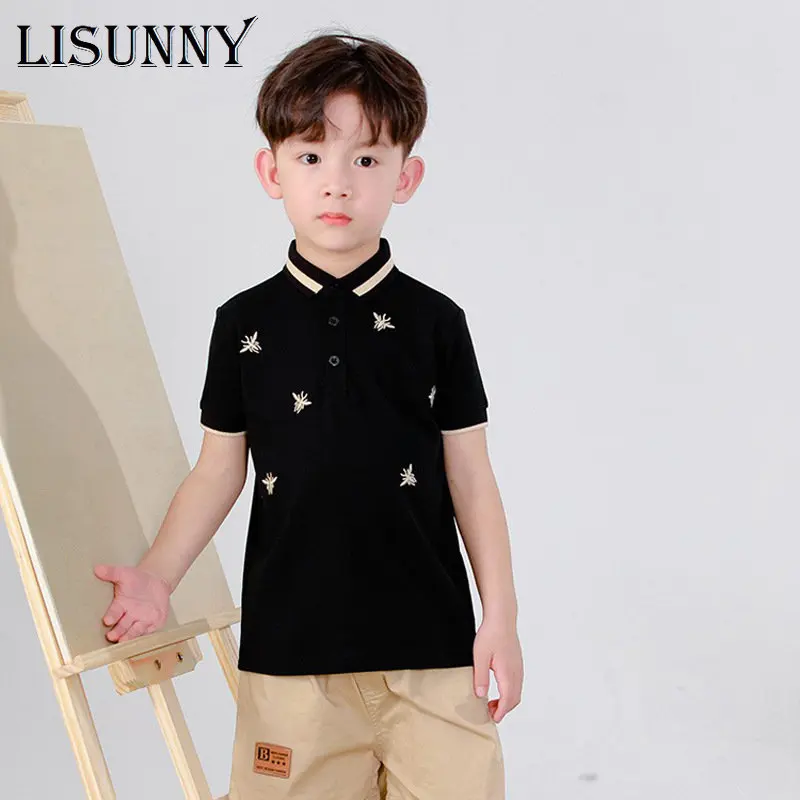 Children Boys Short Sleeved Lapel T-shirt Cartoon 2023 Summer Large Kids Animal Embroidery Polo Shirt 3-12y Turn-down Collar
Children Boys Short Sleeved Lapel T-shirt Cartoon 2023 Summer Large Kids Animal Embroidery Polo Shirt 3-12y Turn-down Collar