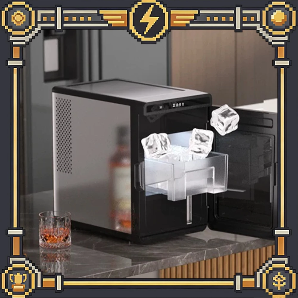Nostalgia Electrics HZB-25PLUS Ice Machine Efficient Rapid Cooling Process Desktop Ice Maker Infrared Real-Time Sensor For Gifts
Nostalgia Electrics HZB-25PLUS Ice Machine Efficient Rapid Cooling Process Desktop Ice Maker Infrared Real-Time Sensor For Gifts
