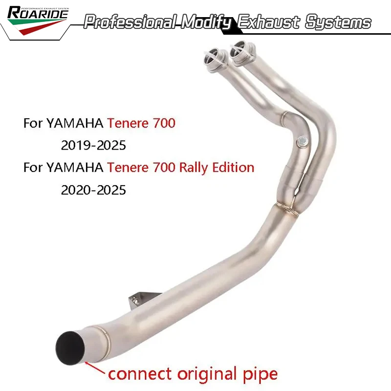For YAMAHA Tenere 700 Tenere700 Rally Edition 2020-2024 Motorcycle Exhaust System Header Link Pipe Titanium Alloy Slip On
For YAMAHA Tenere 700 Tenere700 Rally Edition 2020-2024 Motorcycle Exhaust System Header Link Pipe Titanium Alloy Slip On