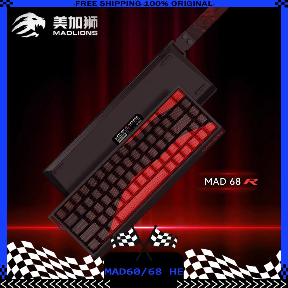MADCATZ MAD 60HE 68R Клавиатура с магнитным переключателем MADLIONS Mad60 Игровая клавиатура Rapid Trigger Пользовательская клавиатура ПК Аксессуары для геймеров
MADCATZ MAD 60HE 68R Клавиатура с магнитным переключателем MADLIONS Mad60 Игровая клавиатура Rapid Trigger Пользовательская клавиатура ПК Аксессуары для геймеров