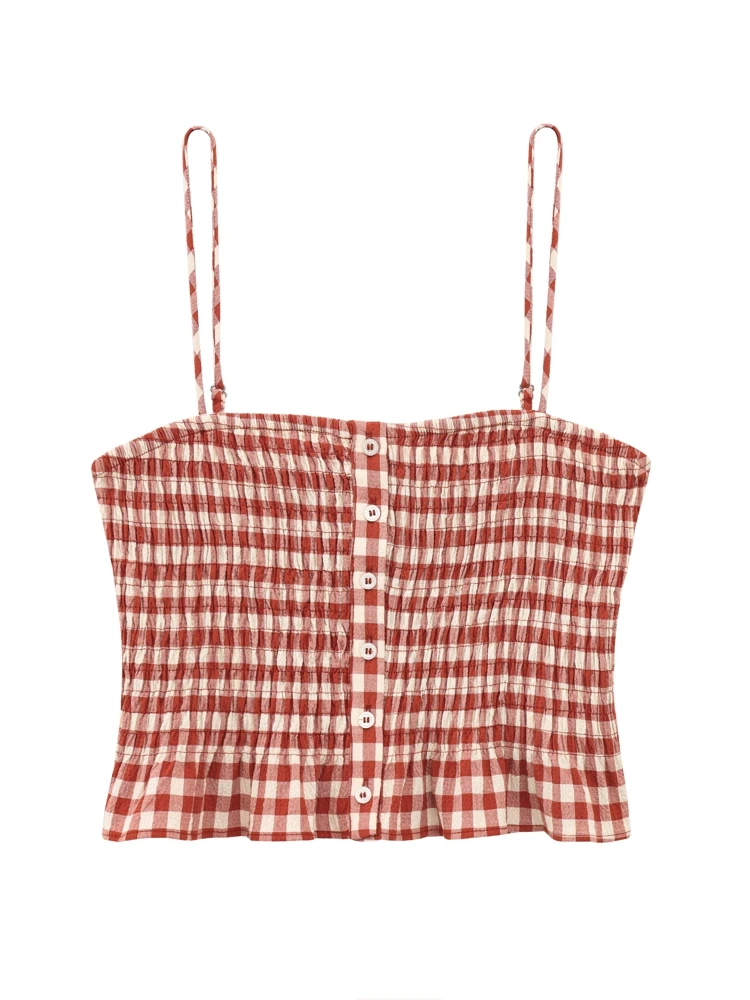 OUROPEAN ZTATION 2025 Spring New Woman Elegant Blouses Top Casual Autumn Woman's O-Collar Sleeveless Vest Corset Pullover Plaid
OUROPEAN ZTATION 2025 Spring New Woman Elegant Blouses Top Casual Autumn Woman's O-Collar Sleeveless Vest Corset Pullover Plaid