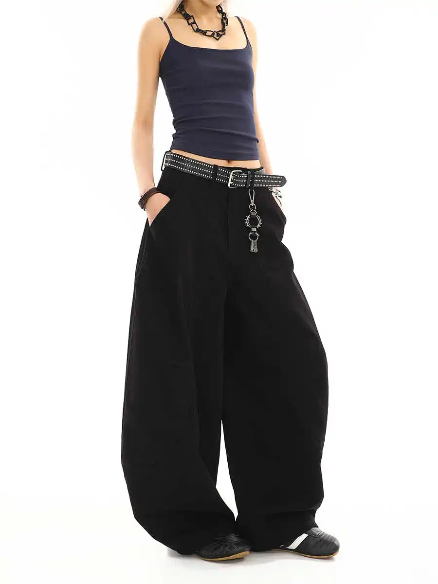 Women's Black Gothic Baggy Jeans Vintage Harajuku Y2k Emo Jean Pants Japanese 2000s Style Grunge Denim Trousers Oversize Clothes
Women's Black Gothic Baggy Jeans Vintage Harajuku Y2k Emo Jean Pants Japanese 2000s Style Grunge Denim Trousers Oversize Clothes