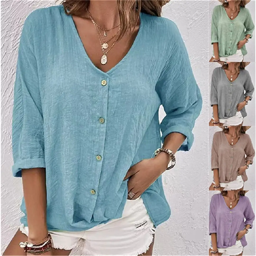 2024 autumn and winter in Europe and the United States new women's v-neck button chiffon cardigan long-sleeved
2024 autumn and winter in Europe and the United States new women's v-neck button chiffon cardigan long-sleeved