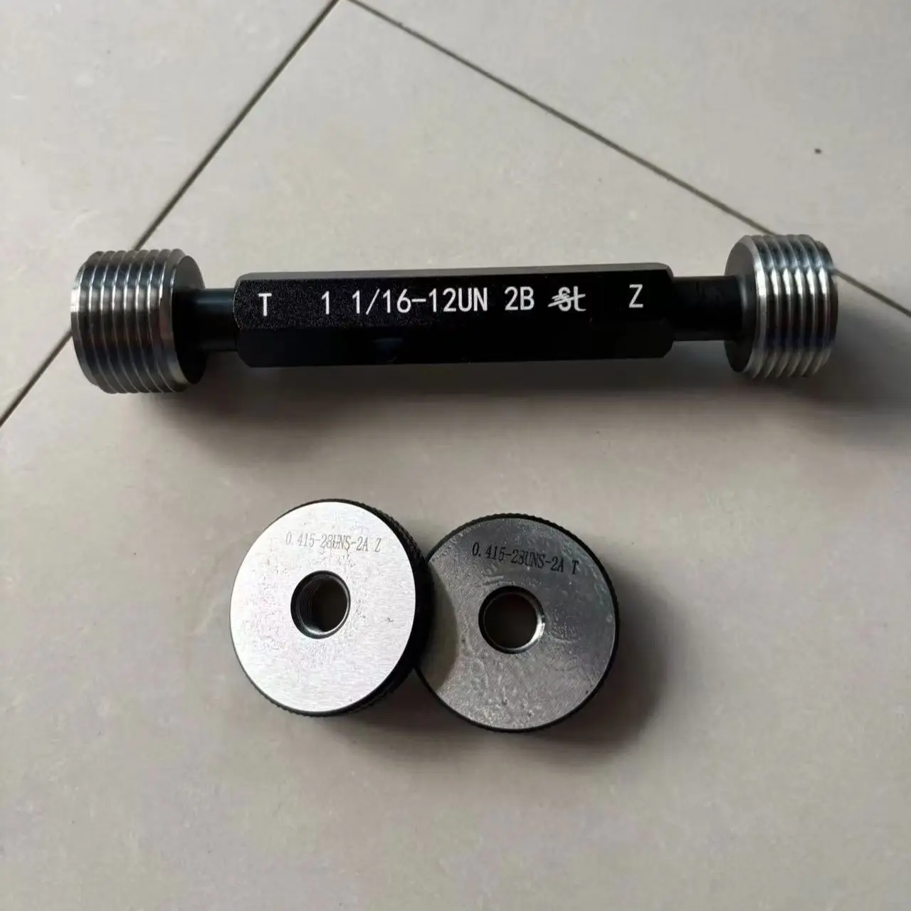 Thread ring gauge M48/M49/M50/M51 6g/6h GO AND NOGO
Thread ring gauge M48/M49/M50/M51 6g/6h GO AND NOGO