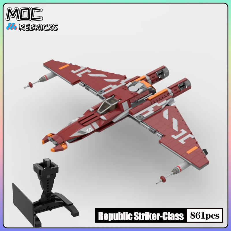 Star Battlee Movie Republic Striker Class MOC Bricks Building Block Toys Model DIY Collection Sets Child Christmas Gifts
Star Battlee Movie Republic Striker Class MOC Bricks Building Block Toys Model DIY Collection Sets Child Christmas Gifts