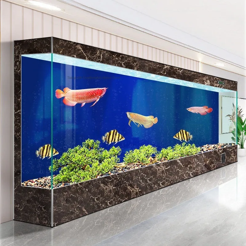 Italian Minimalist Aquarium Nordic Luxury Living Room Screen Entrance Ultra White Glass Ecological Fish Tank Pet Supplies FYAQ
Italian Minimalist Aquarium Nordic Luxury Living Room Screen Entrance Ultra White Glass Ecological Fish Tank Pet Supplies FYAQ