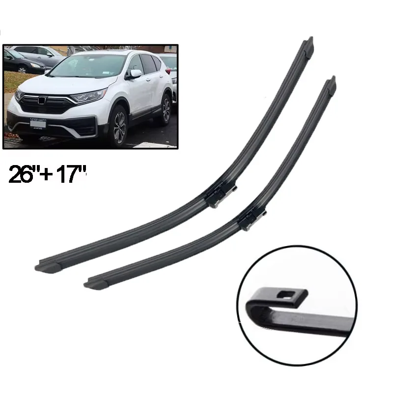 Wiper Front Wiper Blades Set For Honda CR-V CRV MK5 2016 - 2021 Windshield Windscreen Window Brushes 26"+17"
Wiper Front Wiper Blades Set For Honda CR-V CRV MK5 2016 - 2021 Windshield Windscreen Window Brushes 26"+17"