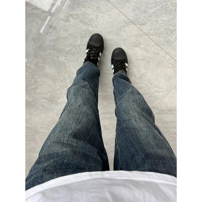 Deep Blue Elastic Jeans Men's Summer American Trendy Cleanfit Slimming Straight Leg Pants mid Waist Long Polyester Fiber
Deep Blue Elastic Jeans Men's Summer American Trendy Cleanfit Slimming Straight Leg Pants mid Waist Long Polyester Fiber