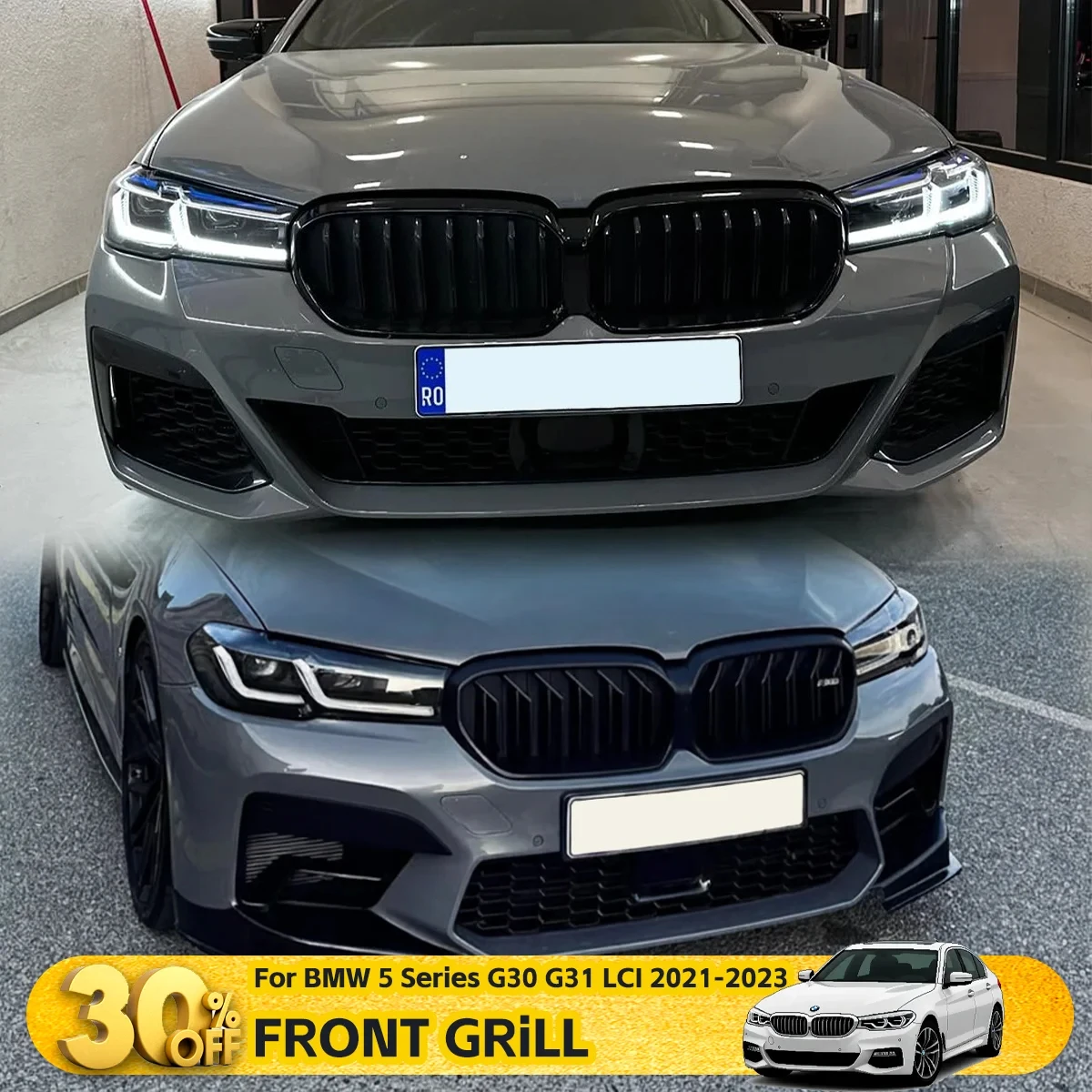 Front Kidney Grille Grill For BMW 5 Series G30 G31 520i 520d 530i 530d 540i F90 M5 LCI Facelift 2021-2023 Car Tuning Accessories
Front Kidney Grille Grill For BMW 5 Series G30 G31 520i 520d 530i 530d 540i F90 M5 LCI Facelift 2021-2023 Car Tuning Accessories