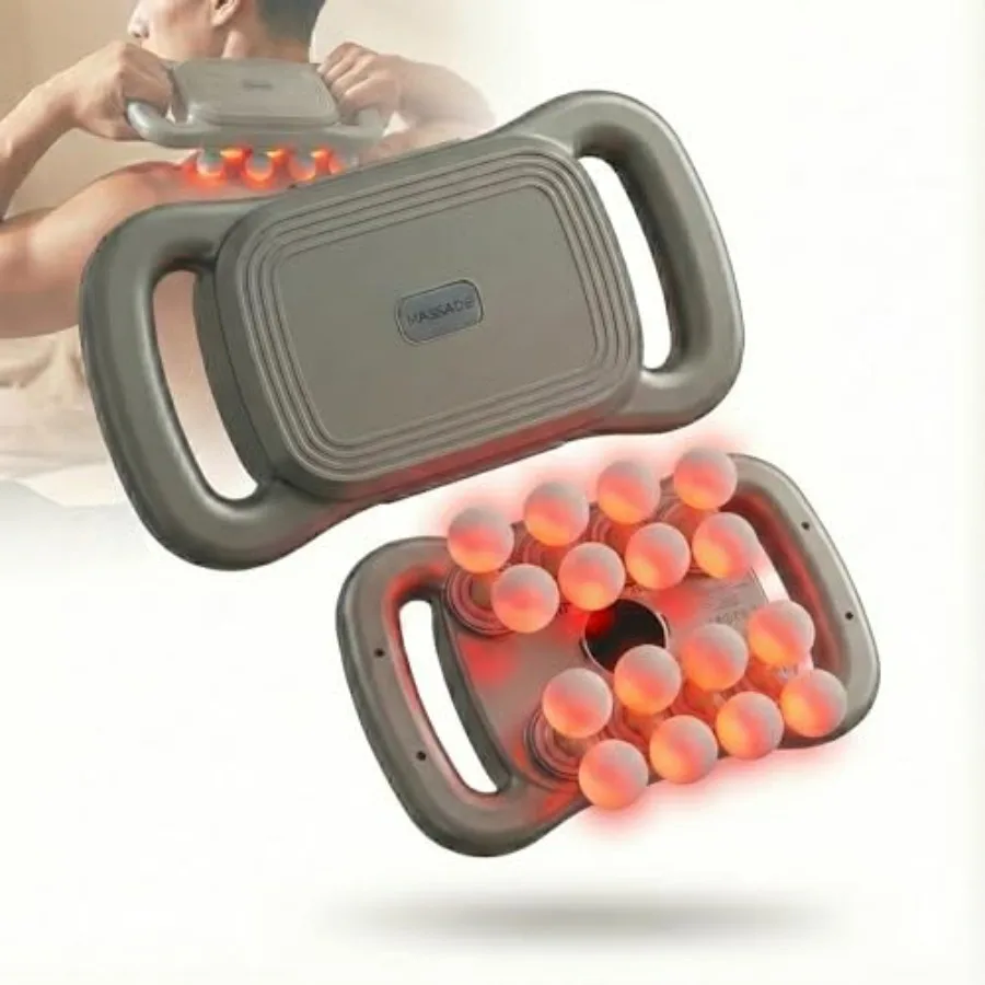 16 Head Deep Tissue Massager with Red Light Therapy Multi Head Massage Gun 9 Speeds and 9 Modes Type-C Rechargeable Full Body B
16 Head Deep Tissue Massager with Red Light Therapy Multi Head Massage Gun 9 Speeds and 9 Modes Type-C Rechargeable Full Body B
