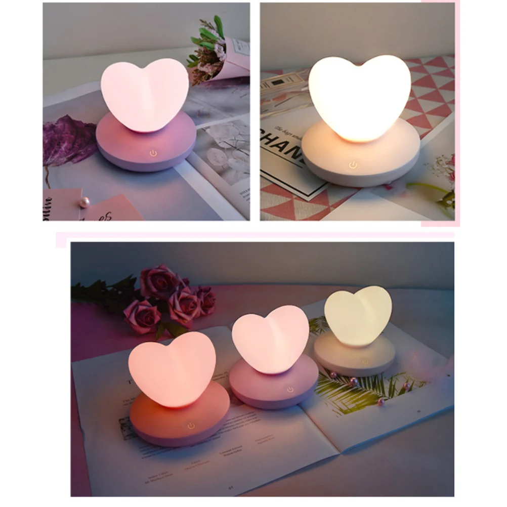 Heart Shaped Night Light LED Lamp Rechargeable Night Light for Bedroom Room Decor Wonderful Gift Idea
Heart Shaped Night Light LED Lamp Rechargeable Night Light for Bedroom Room Decor Wonderful Gift Idea