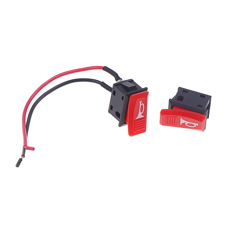 New! 5PCS Horn Switch Car Button E-bike Motorcycle Horn Universal Momentary Push Rocker Switch Plastic 2 Pin Self-reset Red
New! 5PCS Horn Switch Car Button E-bike Motorcycle Horn Universal Momentary Push Rocker Switch Plastic 2 Pin Self-reset Red