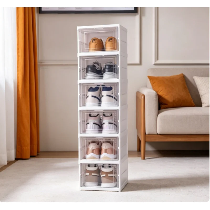 Stackable Dustproof 6 Layers Transparent Shoe Rack Foldable Sneaker Storage Cabinet Box
Stackable Dustproof 6 Layers Transparent Shoe Rack Foldable Sneaker Storage Cabinet Box