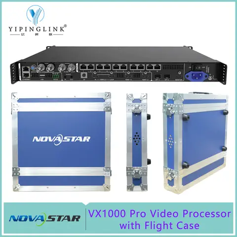 Novastar 4K Video Processor VX1000 Pro Controlador todo en uno con estuche de vuelo