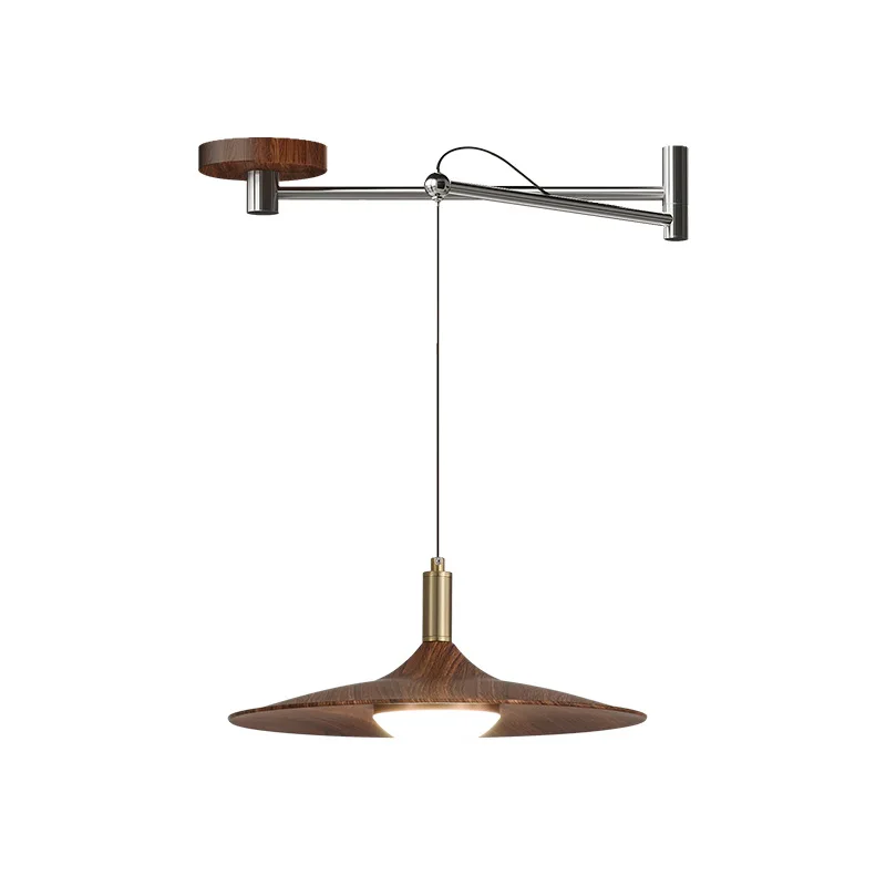 French medieval walnut, rocker arm flying saucer light, restaurant chandelier, dining table bar light
French medieval walnut, rocker arm flying saucer light, restaurant chandelier, dining table bar light