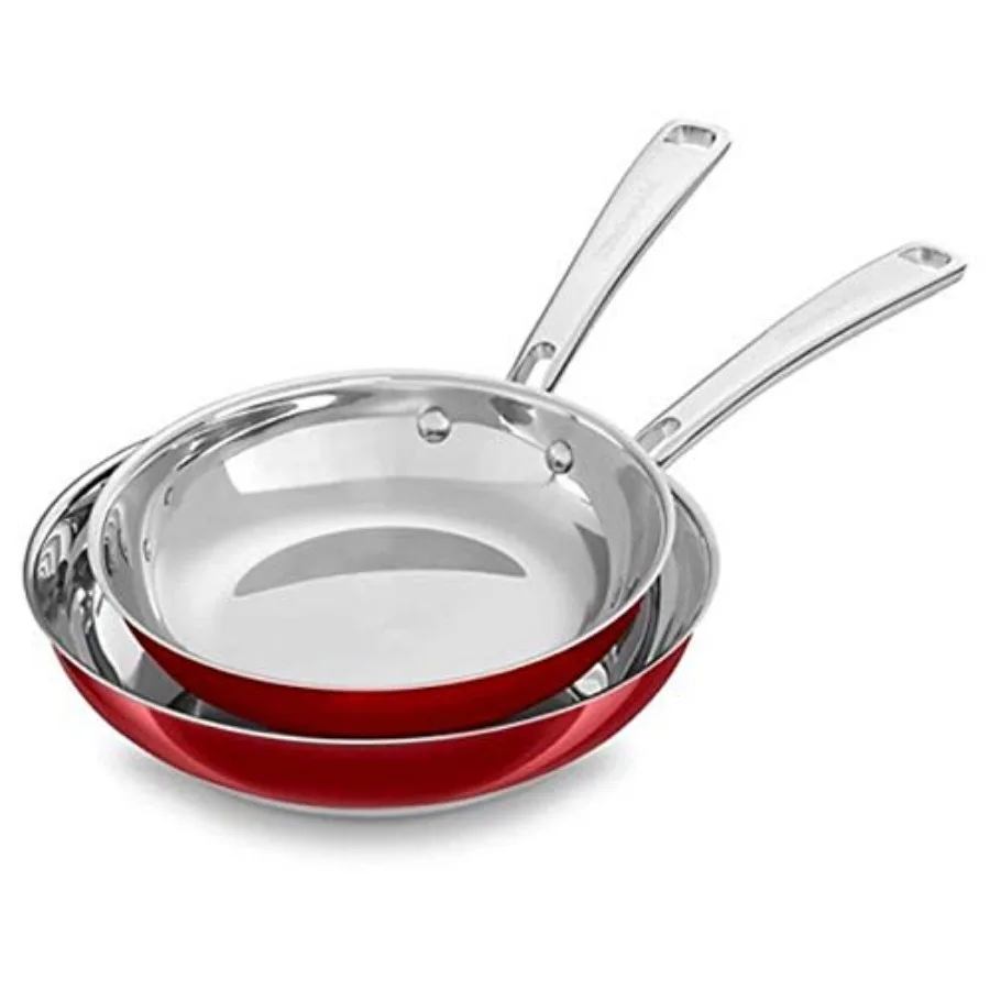 Stainless Steel 8 and 10 Skillets Twin Pack
Stainless Steel 8 and 10 Skillets Twin Pack