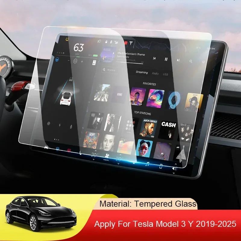 15Inch 15.4inch Car GPS Navigation Screen Protect Tempered Film Internal Auto Accessory For TESLA MODEL 3 Y 2019-2025
15Inch 15.4inch Car GPS Navigation Screen Protect Tempered Film Internal Auto Accessory For TESLA MODEL 3 Y 2019-2025