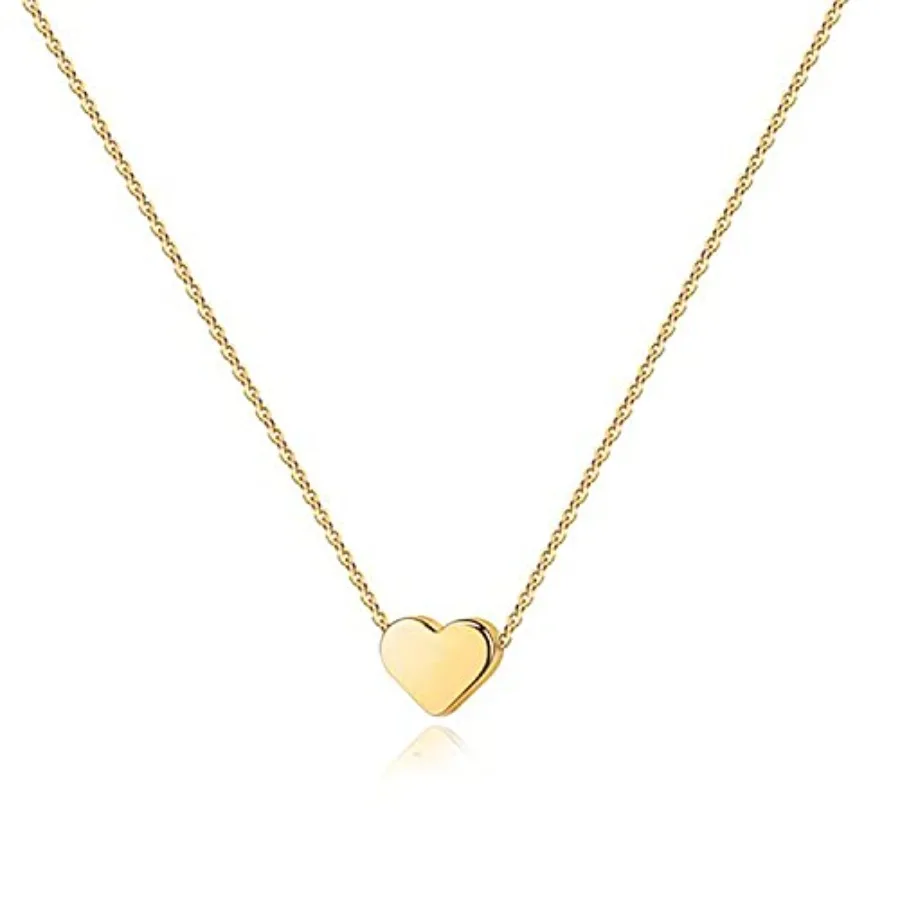 14K Gold Plated Cubic Zirconia Necklace Cute Dainty Love Pendant Necklaces for Women Valentines Day Trendy Jewelry
14K Gold Plated Cubic Zirconia Necklace Cute Dainty Love Pendant Necklaces for Women Valentines Day Trendy Jewelry
