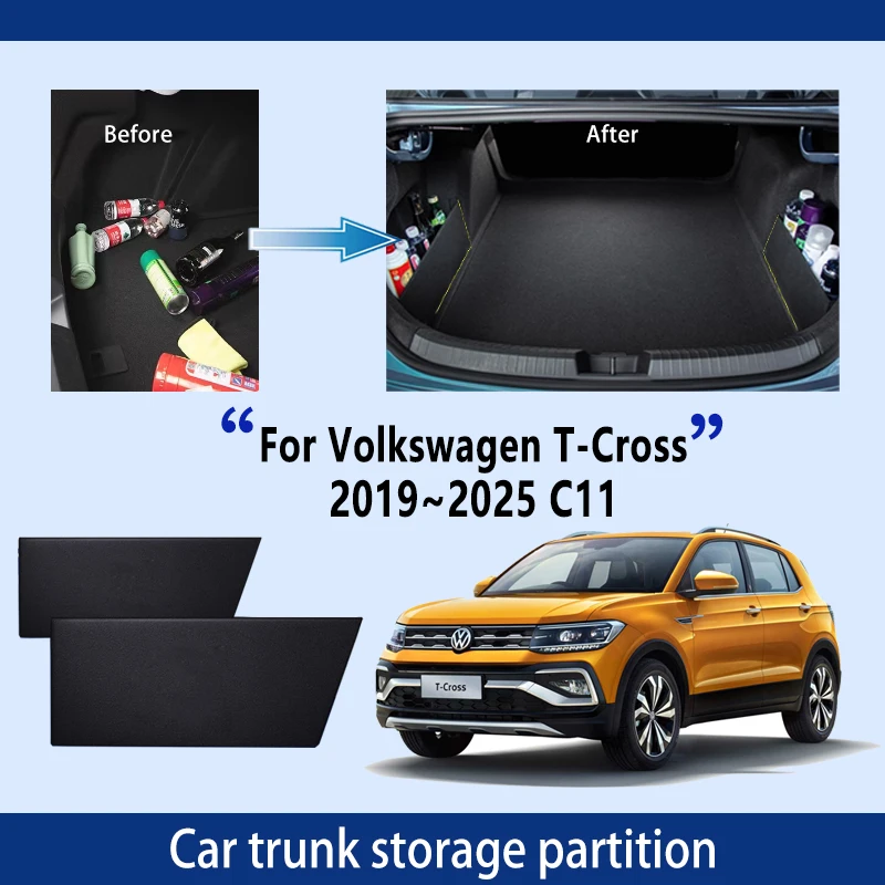 Car Accessories For Volkswagen T-Cross C11 2019~2025 Trunk Storage Partition Multifunction Storage Auto Interior Parts Organizer
Car Accessories For Volkswagen T-Cross C11 2019~2025 Trunk Storage Partition Multifunction Storage Auto Interior Parts Organizer