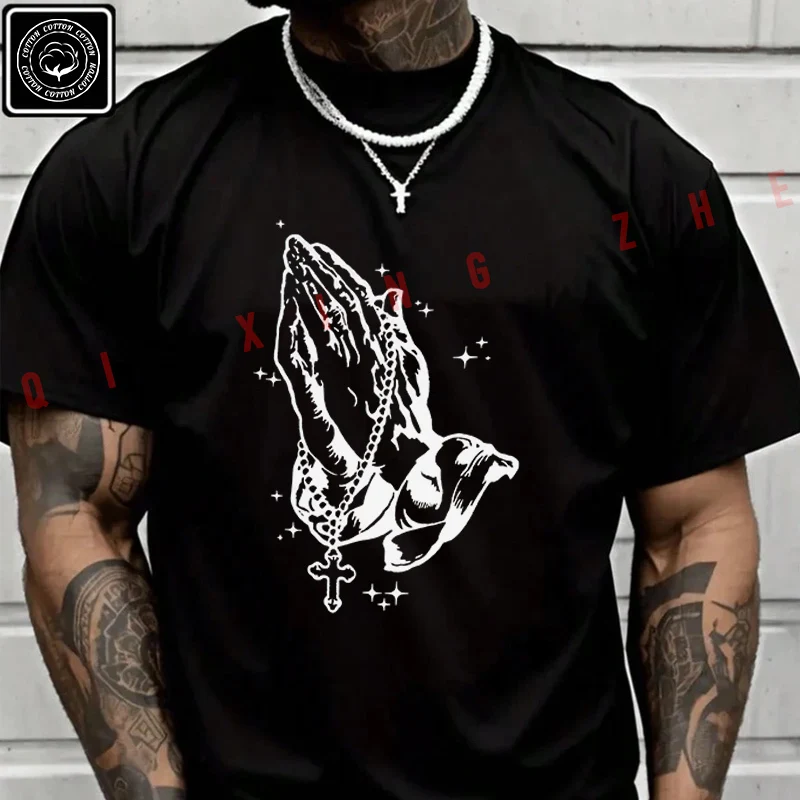 LA FAMILIA Prayer Moto Men's And Women's T-shirt Summer Cotton Short Sleeved Casual Basic TShirt Tops
LA FAMILIA Prayer Moto Men's And Women's T-shirt Summer Cotton Short Sleeved Casual Basic TShirt Tops