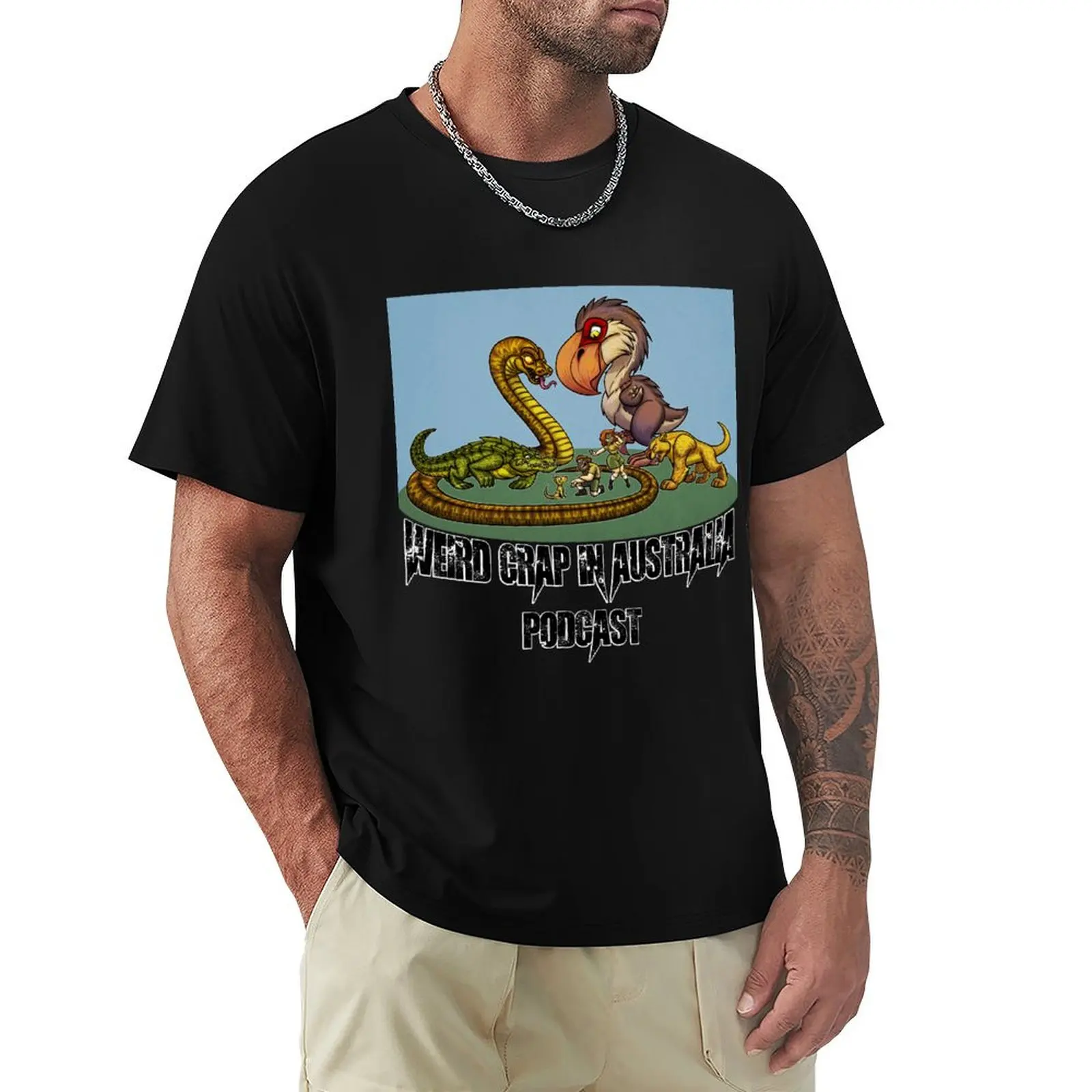 Weird Crap in Australia - Attack of the Mega Fauna T-Shirt Gym Exercise Short Sleeve T-Shirt
Weird Crap in Australia - Attack of the Mega Fauna T-Shirt Gym Exercise Short Sleeve T-Shirt